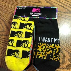 MTV low cut graphic 10 pack socks unisex